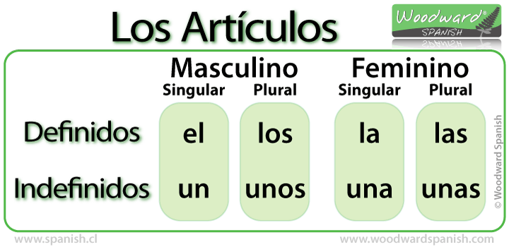 Artículos Definidos e Indefinidos - Definite and Indefinite Articles in  Spanish