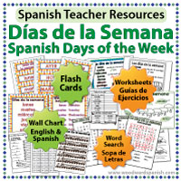 Dias Y Meses Vocabulario En Espanol Days And Months In Spanish