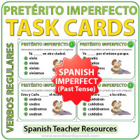 Pretérito Imperfecto - Spanish Task Cards